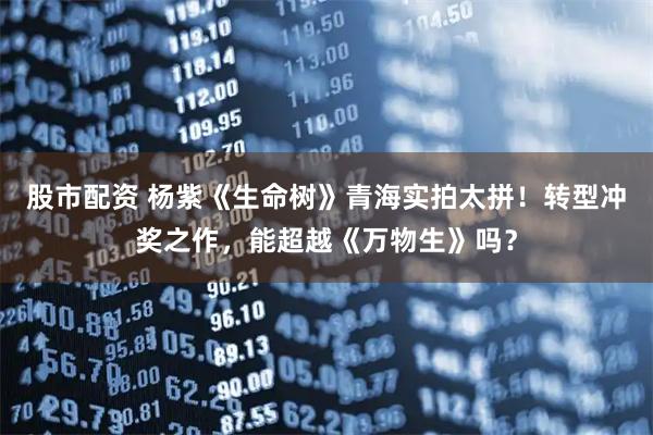 股市配资 杨紫《生命树》青海实拍太拼！转型冲奖之作，能超越《万物生》吗？